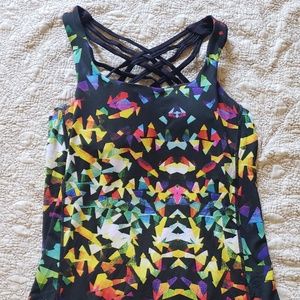 Multicolored Workout Tank Top